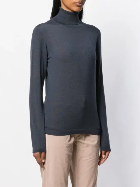 Pulover Brunello Cucinelli albastru