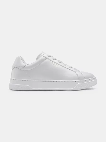 Coach High Line Leather Sneaker sneakers pentru bărbați din piele alb