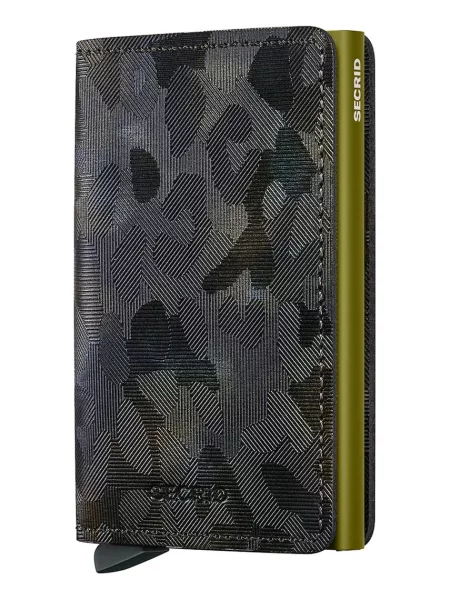 Kožená peněženka Secrid SJu-Moss zelená