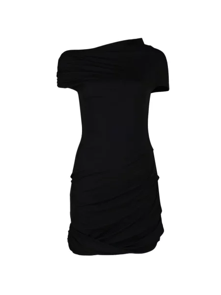 Rochie mini Paris Georgia cu volane negru
