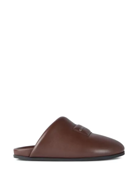 Papuci tip mules Givenchy din piele maro