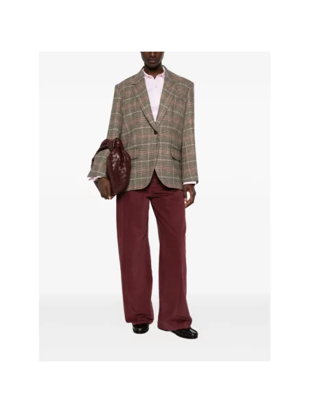 Spodnie Weekend Max Mara czerwone