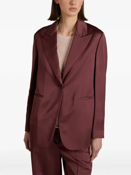 Sacou Montedoro din satin violet