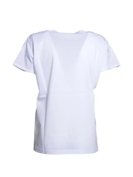 Tricou Solotre cu decolteu în V alb
