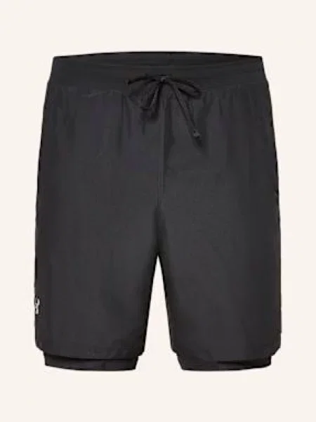 Under Armour Szorty Do Biegania 2 W 1 Launch schwarz czarne