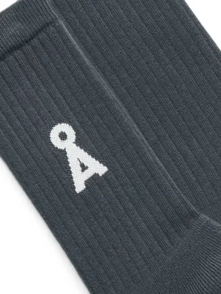 Șosete Armedangels cu broderie gri