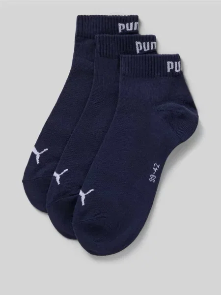 Krótkie skarpety damskie w zestawie 3 szt. Puma granatowe