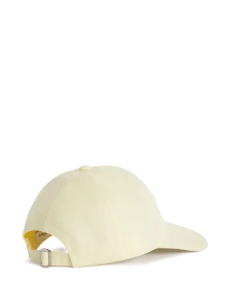 Czapka z daszkiem dziecięca Maison Kitsune żółta