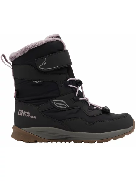 Дитячі Черевики Jack Wolfskin Polar темно-сірий сірі
