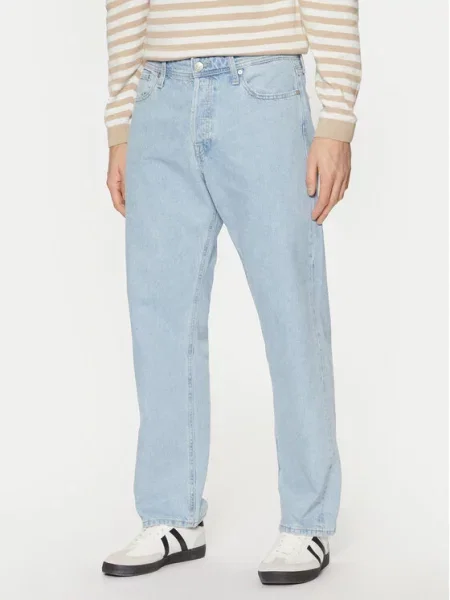 Široke traperice Jack & Jones plava