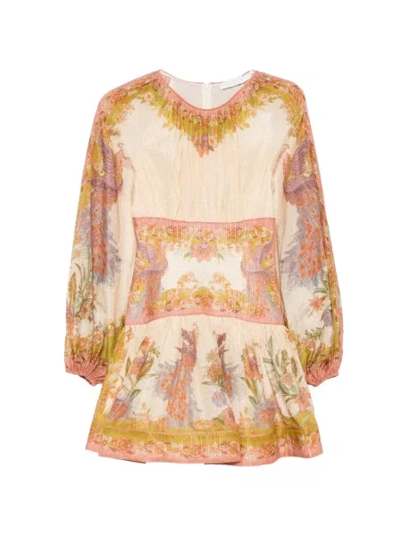 Rochie mini Zimmermann cu model floral cu imagine