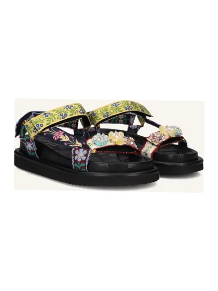 Kurt Geiger London sandały na płaskim Orson Sandal czarne