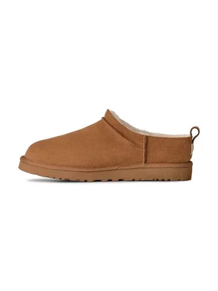 UGG Велурени чехли M Classic Micro кафяво