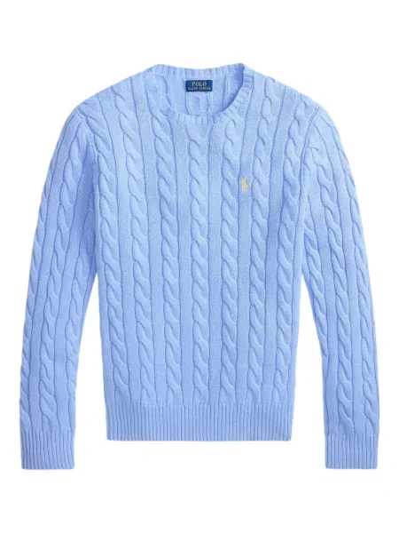 Șapcă Polo Ralph Lauren cu decolteu în V cu autograf în carouri albastru
