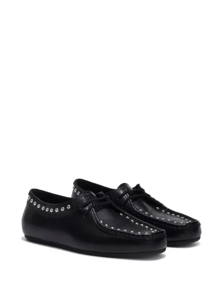 Pantofi loafer Jil Sander cu glugă negru