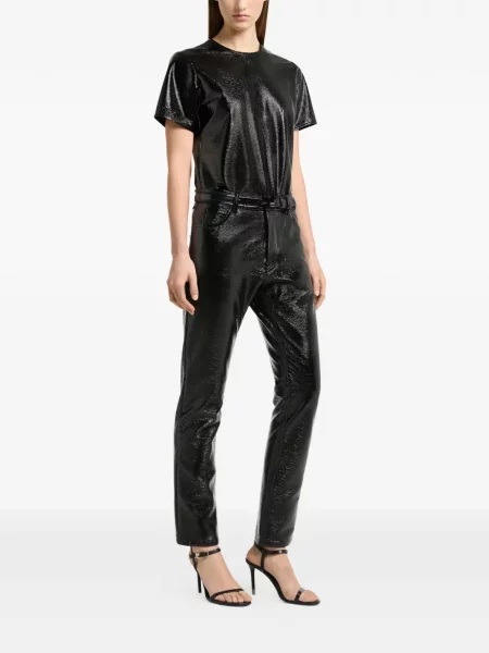 Tricou Courreges cu autograf negru