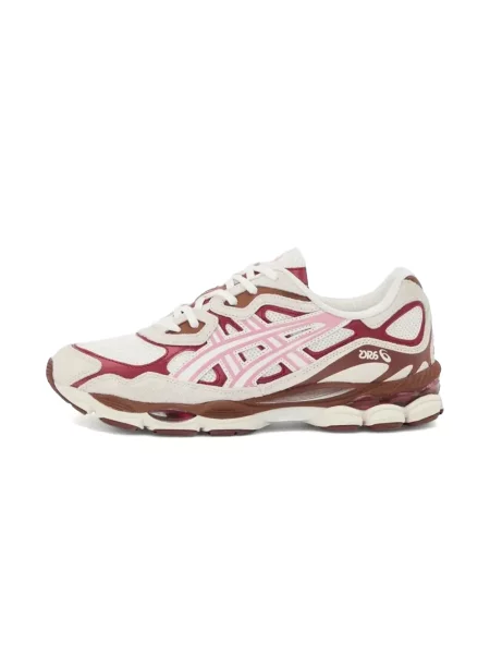 Sneakersy Asics skórzane retro różowe