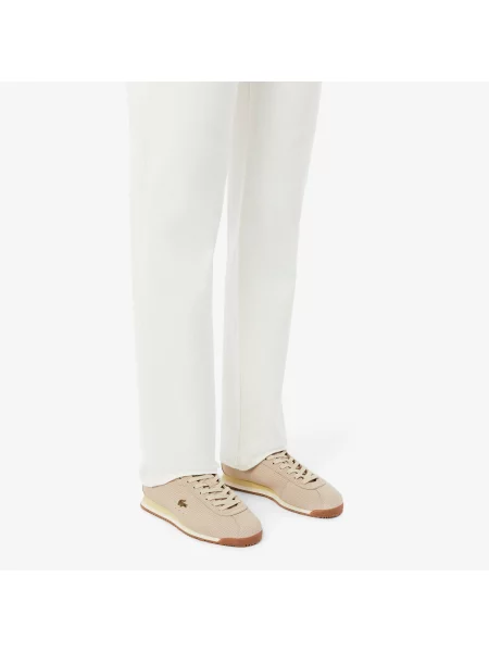 Кроссовки Lacoste бежевые