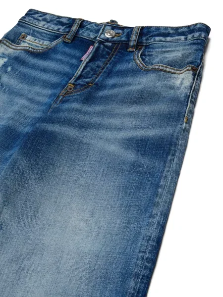 Jeansy dziecięce Dsquared2 niebieskie