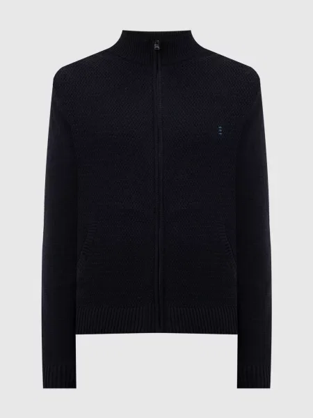 Кардиган з вовною Florentino чорний