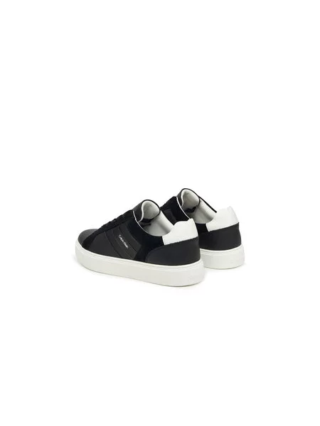 Calvin Klein Tenisice Classic Cupsole Laceup Tape Lth crna