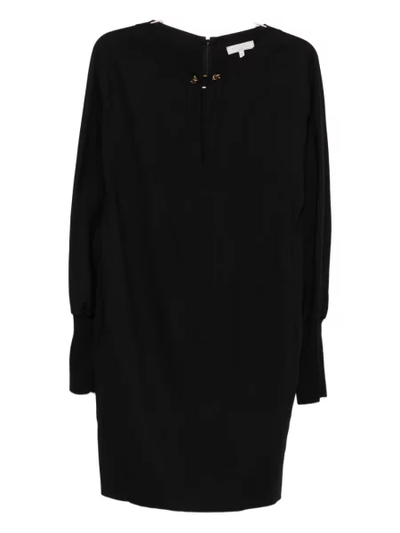 Rochie maxi Antonelli lungă de costum negru