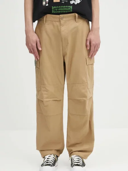NEIGHBORHOOD pantaloni BDU Pants drept bej