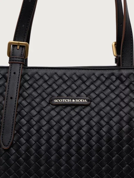 Кожаная сумка Scotch & Soda