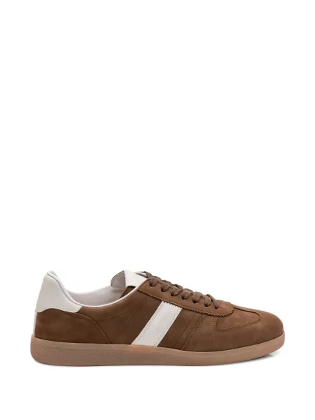 Sneakerși Tom Ford din nubuc cu dungi maro