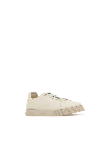 Sneakersy Salvatore Ferragamo skórzane białe