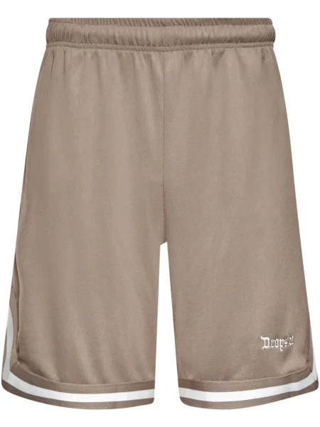 Dropsize Pantaloni gri taupe alb