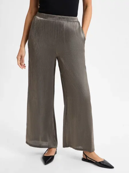 Marie Lund Spodnie Kobiety szary|złoty|wielokolorowy jednolity 34 szare