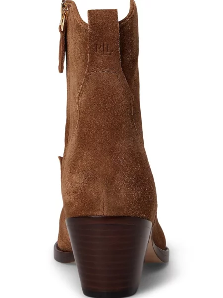 Botki LAUREN RALPH LAUREN brązowe