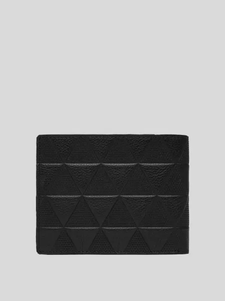 Кожаный кошелек Guess черный