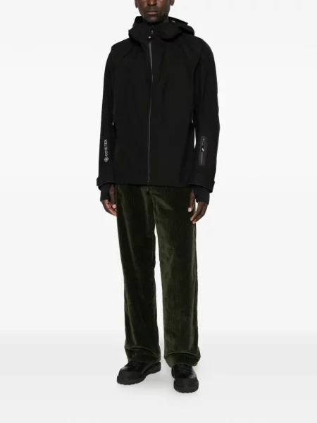 Geacă Moncler Grenoble cu glugă negru