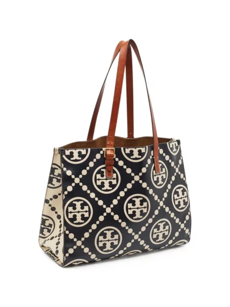 Geantă shopper Tory Burch negru