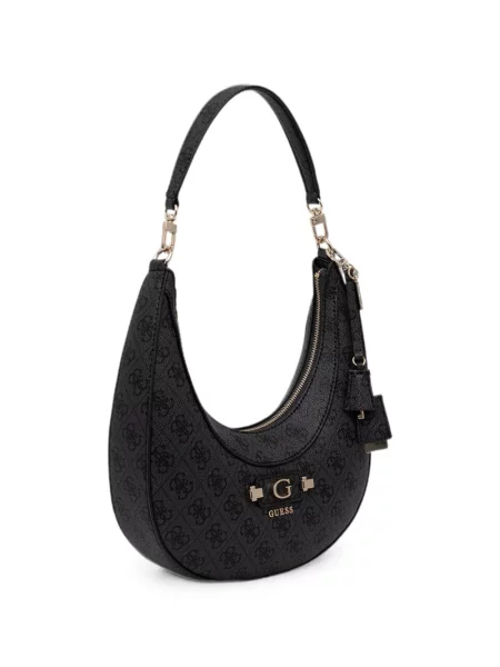 Geantă shopper Guess cu imagine negru