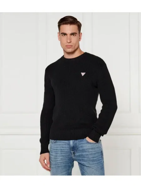 Guess Jeans Pulover negru