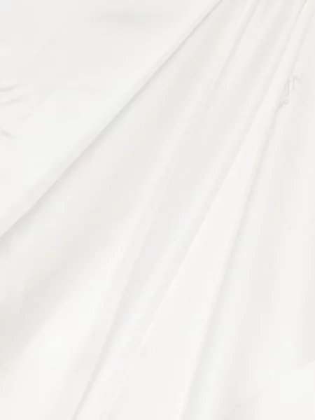 Hedvábný šál Lanvin Pre-owned s autogramem bílý