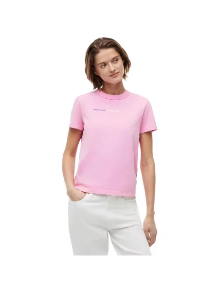 Tricou Tommy Hilfiger roz
