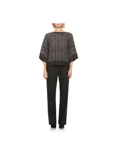 Sweter D.exterior z cekinami brązowy