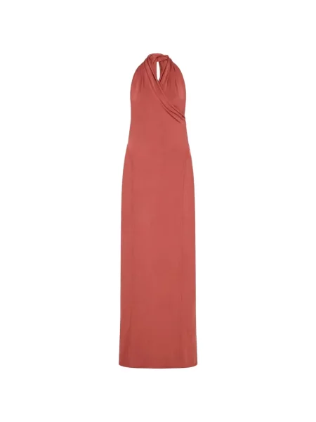 Rochie maxi Another Tomorrow portocaliu