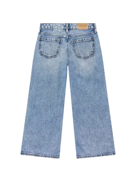 Jeansy dziecięce Abercrombie Fitch niebieskie