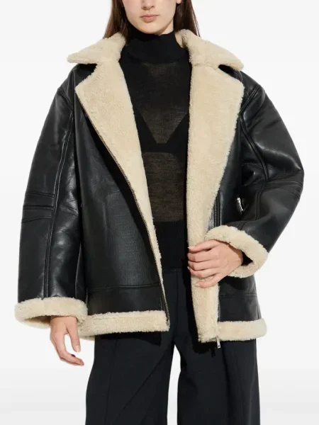 Geanta de piele Gestuz negru