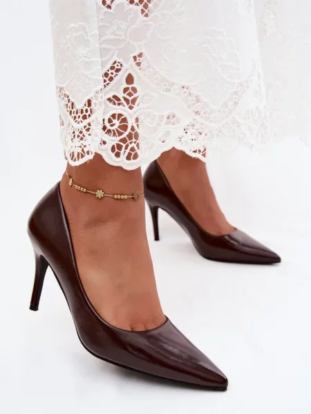 Pantofi Boto din piele alb