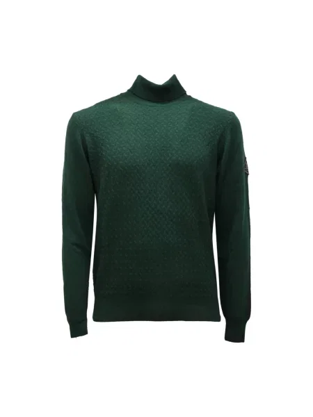 Sweter z golfem Roy Rogers do golfa zielony