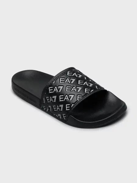 Шлепанцы Ea7 Emporio Armani черные