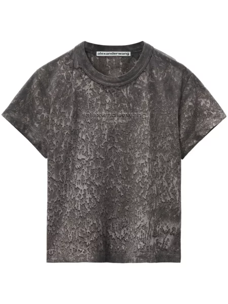 Tricou Alexander Wang gri
