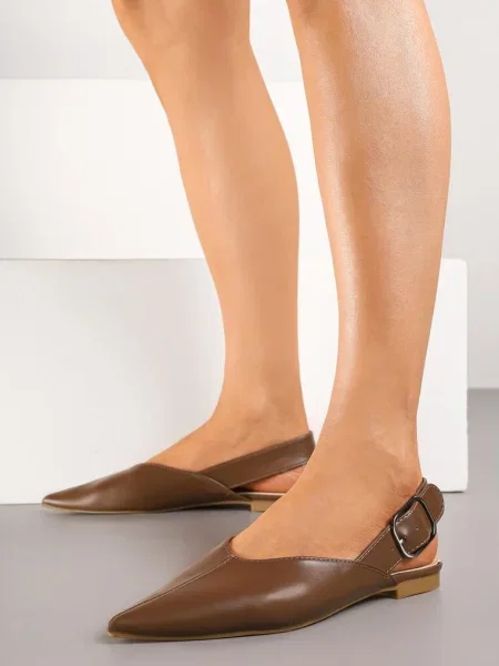 Sandale Nirarine deschis maro