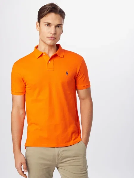Polo majica Polo Ralph Lauren oranžna